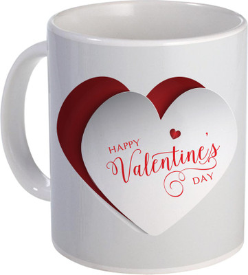 

SKY TRENDS Can't Help Falling in Love mug Best Gift for Valentine's Day, Her, Girlfriend,boy friend,husband, Wife,Birthday, Anniversary,Christmas or Any Holidays Design 081 Ceramic Mug(320 ml), Blue;white