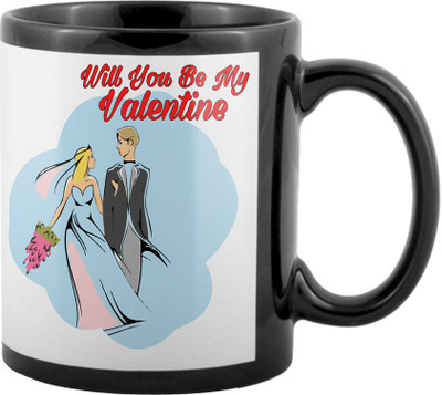 

SKY TRENDS Valentine Gifts For Special Wife,Husband,design 175 Ceramic Mug(325 ml), Black