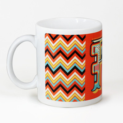chumbak Alphabet R Ceramic Coffee Mug(300 ml) chumbak Alphabet R Ceramic Coffee Mug(300 ml)