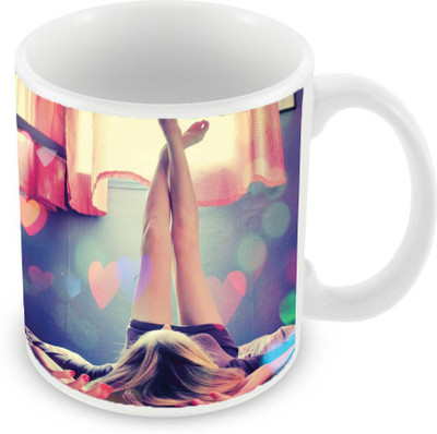 

Sleep Nature's SN-MG-1592 Ceramic Mug(350 ml), Multicolor