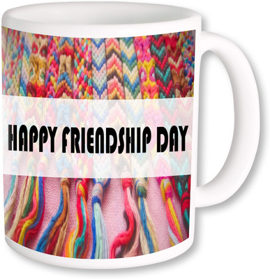 

PhotogiftsIndia Happy Friendship Day 116 Ceramic Mug(350 ml), Multicolor