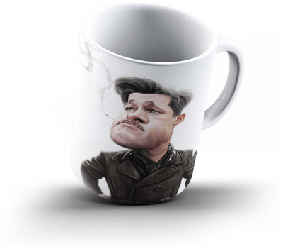 

Ucard Brad Pitt Caricature822 Bone China, Ceramic, Porcelain Mug(325 ml), Multicolor