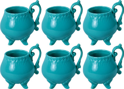 

Deseo Designer Porcelain Mug(130 ml, Pack of 6)