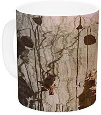 

Kess InHouse InHouse Marianna Tankelevich Lotus Dream Flower Pink Ceramic Coffee, 11 oz, Multicolor Ceramic Mug(60 ml)