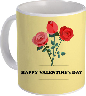 

SKY TRENDS Can't Help Falling in Love mug Best Gift for Valentine's Day, Her, Girlfriend,boy friend,husband, Wife,Birthday, Anniversary,Christmas or Any Holidays Design 095 Ceramic Mug(320 ml), Blue;white