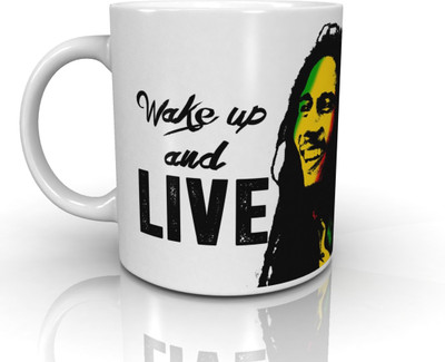 

Bravado Bob Marley Wake Up and Live (Officially Licensed) Ceramic Mug(350 ml)