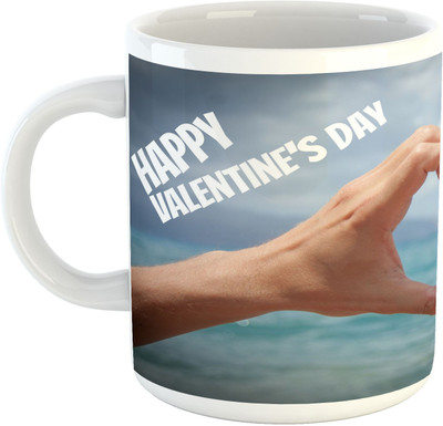 

Deeher Gifts Happy Valantine's Day design 26 Ceramic Mug(330 ml), Multicolor
