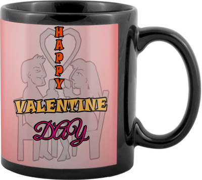 

SKY TRENDS Valentine Gifts For Special Girlfriend,Boyfriend,Wife,Husband,design 86 Ceramic Mug(325 ml), Black