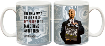 

Posterboy Alfred Hitchcock Ceramic Mug(350 ml), Multicolor