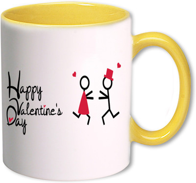 

Heyworlds happy valentine day gifts 0019 Ceramic Mug(325 ml), Multicolor