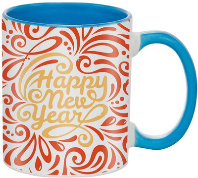 

SKY TRENDS New Year & Christmas Gift For Boyfriend Girlfriend Husband Wife Design COD064 Ceramic Mug(325 ml), Multicolor