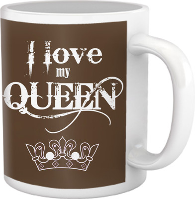28% OFF on TIED RIBBONS I Love My Queen Coffee Ceramic Coffee Mug(350 ml) 28% OFF on TIED RIBBONS I Love My Queen Coffee Ceramic Coffee Mug(350 ml)