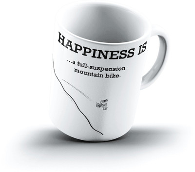 

Ucard Happiness Is1719 Bone China, Ceramic, Porcelain Mug(325 ml)