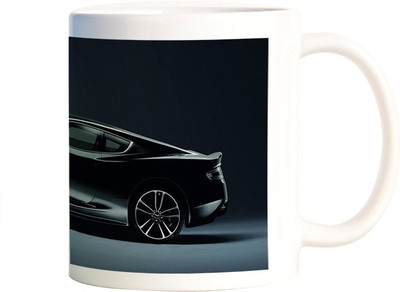 

Rangeele Inkers Fast Black Car Ceramic Mug(300 ml), Multicolor
