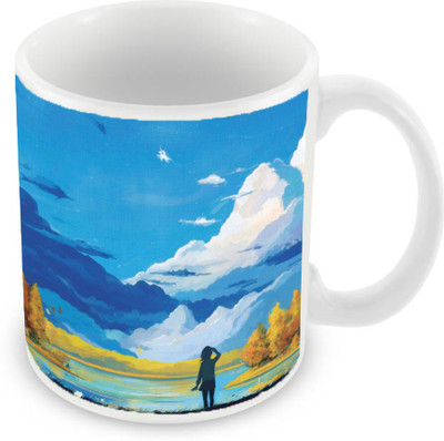 

Sleep Nature's SN-MG-2356 Ceramic Mug(350 ml), Multicolor