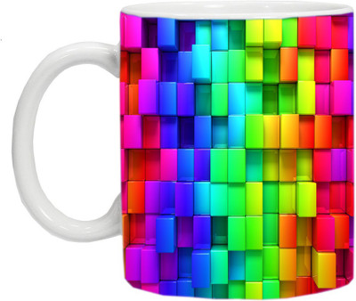 

mahis fashion block 27 Ceramic Mug(250 ml), Multicolor