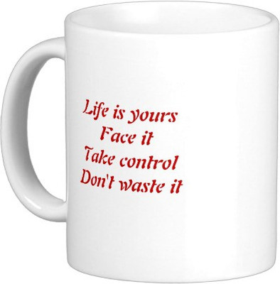 

Exoctic Silver Gyani Baba ka Pravachan A006 Ceramic Mug(250 ml), Red;white