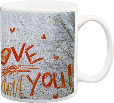 

ME&YOU Gift for Husband/Wife/Girlfriend/Boyfriend/Lover;"Beautiful Special i love you rose HD printed Ceramic Mug(325 ml), Multicolor