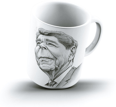 

Ucard Ronald Reagen Caricature1038 Bone China, Ceramic, Porcelain Mug(325 ml)