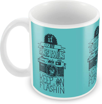 

Posterboy Keep On Flashing Ceramic Mug(350 ml), Multicolor