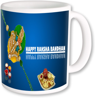 

PhotogiftsIndia Sisters Rakshabandhan Ceramic Mug(325 ml), Multicolor