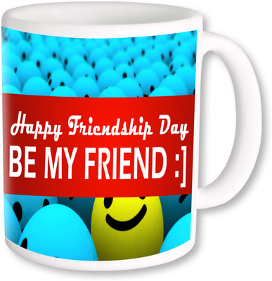 

PhotogiftsIndia Happy Friendship Day 076 Ceramic Mug(350 ml), Multicolor