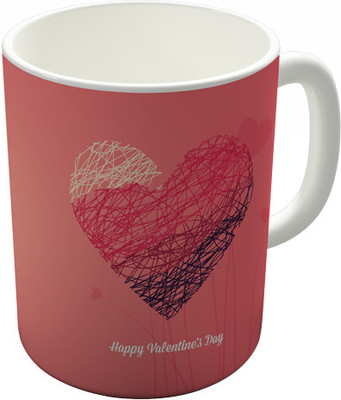 

Shaildha V052 Ceramic Mug(350 ml), Multicolor