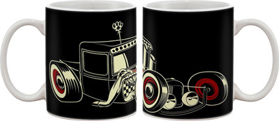

Artifa Hot Rod Car Porcelain, Ceramic Mug(350 ml), Multicolor