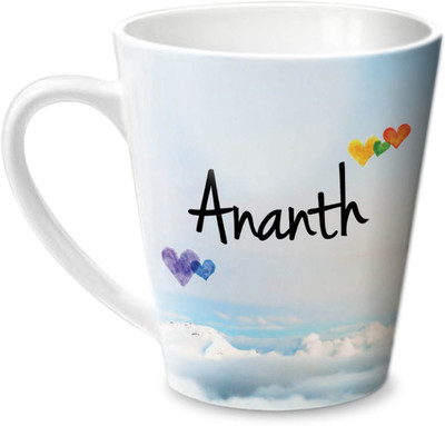 

Hot Muggs Simply Love You Ananth Conical Ceramic Mug(350 ml)