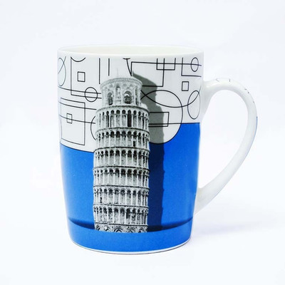 

Painting Mantra Love Ceramic Mug, Blue