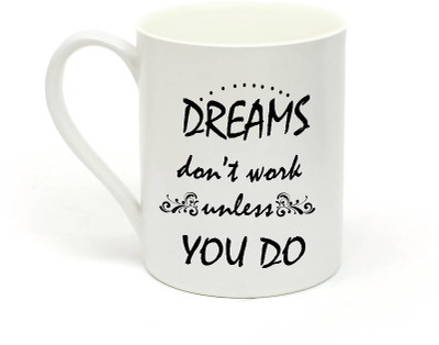 

Sowing Happiness SHMUG116 Quotation Ceramic Mug(350 ml), White