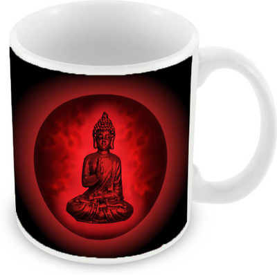 

Sleep Nature's SN-MG-1560 Ceramic Mug(350 ml), Red