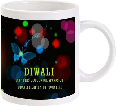 

Lolprint 87 Diwali Ceramic Mug(325 ml)