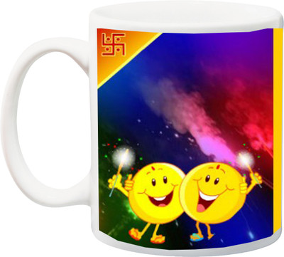 

ME&YOU Special Diwali Gift for Boyfriend,Girlfriend,Lover,Wife,Husband Coffee Ceramic Mug(325 ml), Multicolor