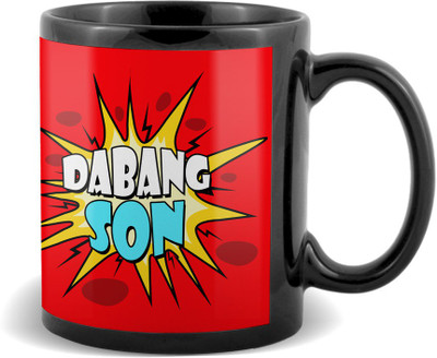 

SKY TRENDS Dabang Son Black coffee Ceramic Mug(320 ml)