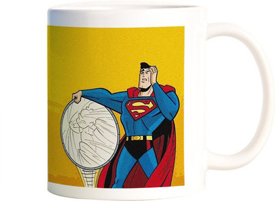 

Rangeele Inkers Superman Sarcasm Ceramic Mug(300 ml), Multicolor