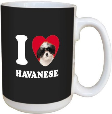 

Tree Free Free Greetings LM45065 I Heart Havanese Ceramic with Full-Sized Handle, 15-Ounce Ceramic Mug(60 ml), Multicolor