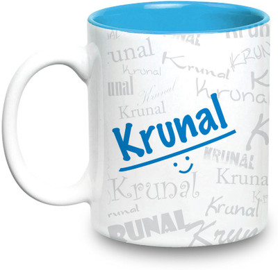 

Hot Muggs Me Graffiti - Krunal Ceramic Mug(350 ml)
