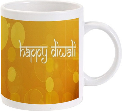 

Lolprint 49 Diwali Ceramic Mug(325 ml)