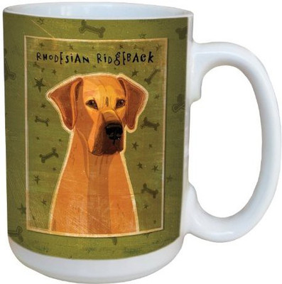 

Tree-Free Greetings Greetings sg44045 Rhodesian Ridgeback by John W. Golden Ceramic with Full-Sized Handle, 15-Ounce Ceramic Mug(60 ml), Multicolor