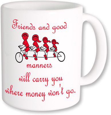 

PhotogiftsIndia Happy Friendship Day 109 Ceramic Mug(350 ml), Multicolor