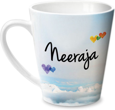 

Hot Muggs Simply Love You Neeraja Conical Ceramic Mug(350 ml)