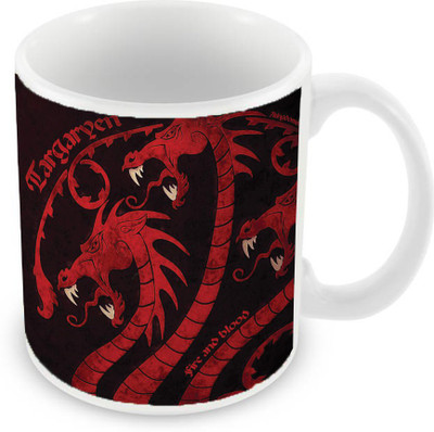 

Sleep Nature's SN-MG-1729 Ceramic Mug(350 ml), Red