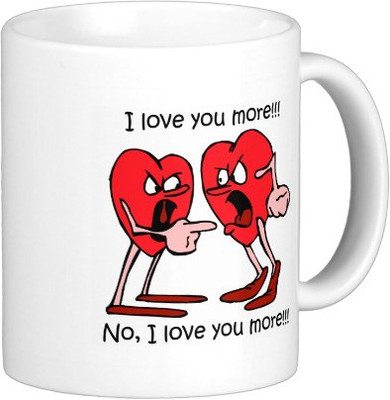 

Exoctic Silver MUG06 Ceramic Mug(350 ml), White