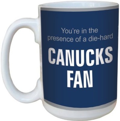 

Tree-Free Greetings Greetings lm44197 Canucks Hockey Fan Ceramic with Full-Sized Handle, 15-Ounce Ceramic Mug(60 ml), Multicolor