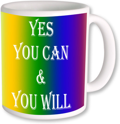 

PhotogiftsIndia motivational quotes i can & you will Ceramic Mug(325 ml), Multicolor