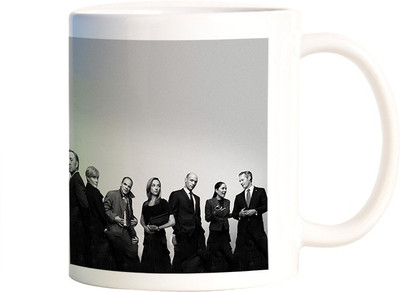 

Rangeele Inkers House Of cards Characters Ceramic Mug(300 ml), Multicolor