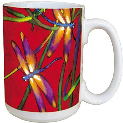 

Tree-Free Greetings Greetings 45502 Robert Ichter Deux Libuelles Ceramic with Full-Sized Handle, 15-Ounce Ceramic Mug(60 ml), Multicolor