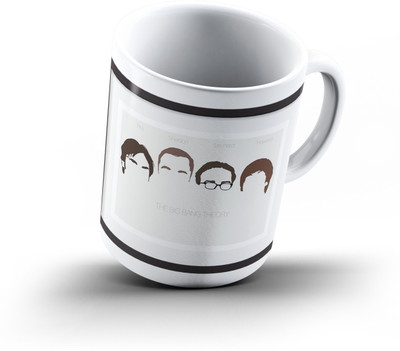 

Ucard Big Bang Theory Minimalist169 Bone China, Ceramic, Porcelain Mug(325 ml), Multicolor