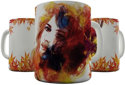 

Shaildha WD13 Ceramic Mug(350 ml), Multicolor